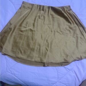 Elegant Gold Women's Skirt